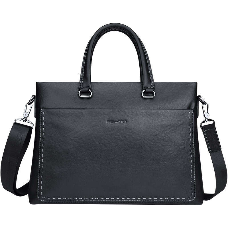 Luxury bag Briefcase Genuine Leather Business Casual Crossbody Cowhide Bag Handbag Men s Style