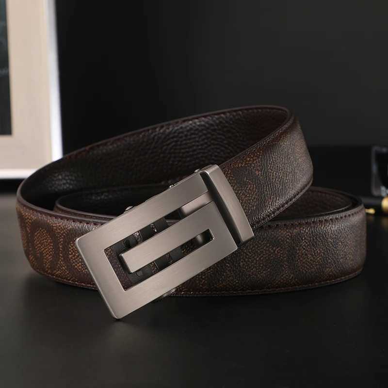 High Quality Luxury Brand Designer Canvas Belts Automatic Buckle Men belts Leather Belt for men Strap for Jeans Suit pants belt W251018