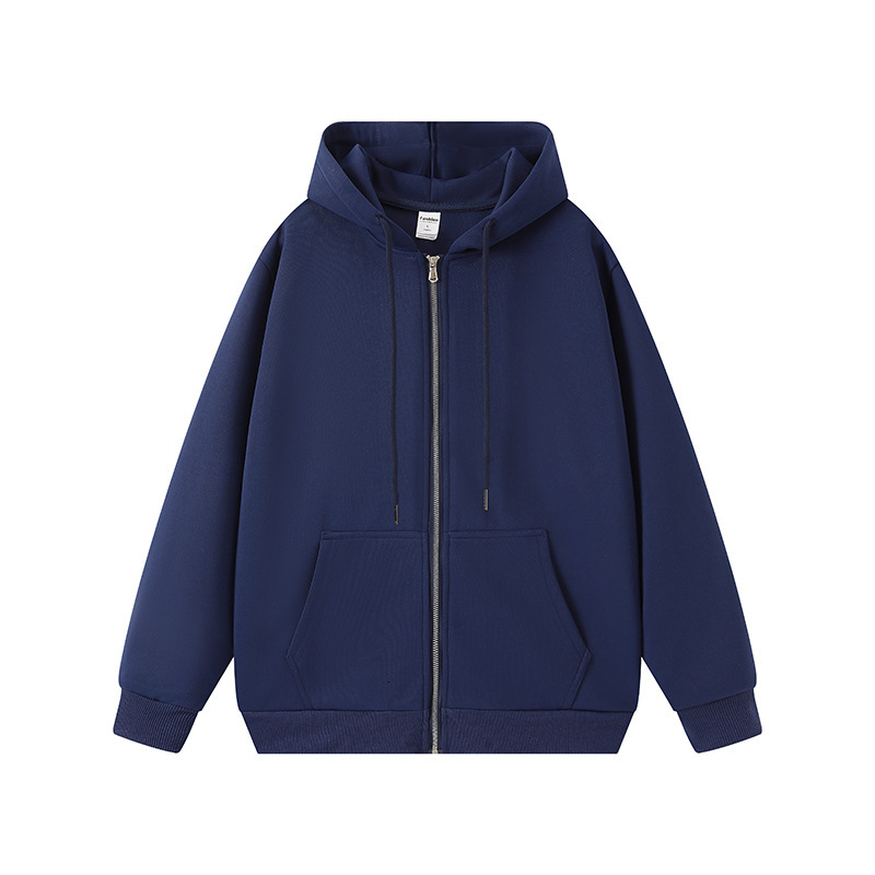 Autumn Winter Heavy Designer Hoodie Jacket Tracksuit Men Polo Veste Coat Retro Trendy Cotton Cross-border Double Zipper Cardigan Unisex Workwear Jacke