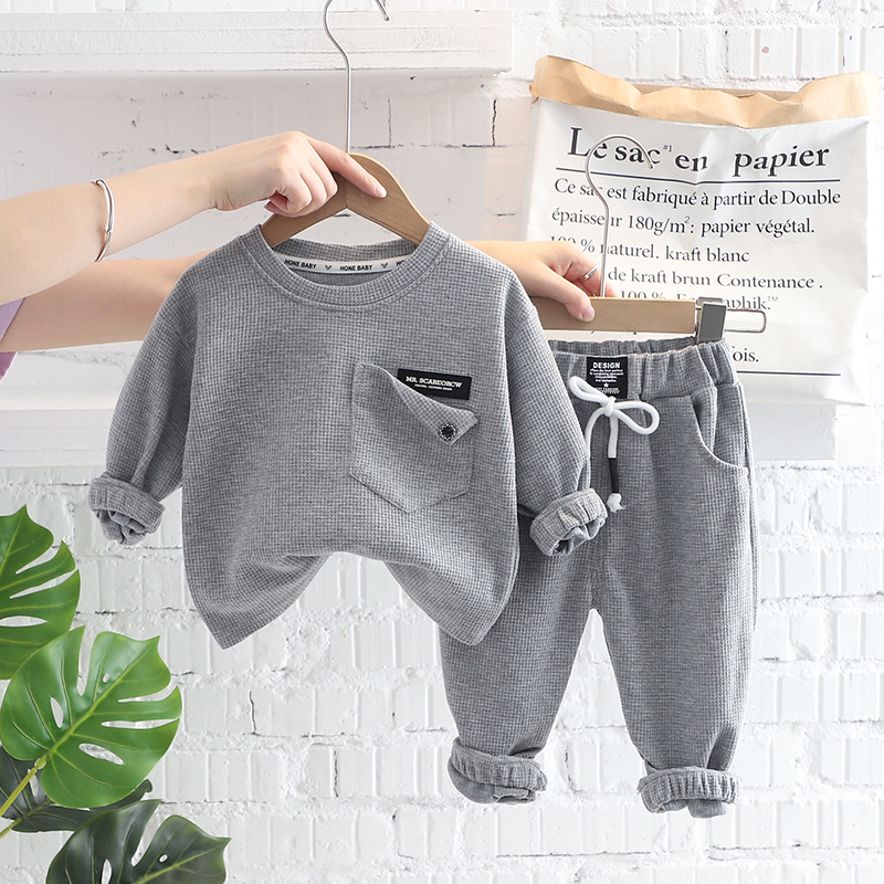 Boys' Set Autumn Edition 2025 New Fashionable Children's Clothing Spring and Autumn Edition 1-Year-3 Boys' Handsome Boys' Baby Clo