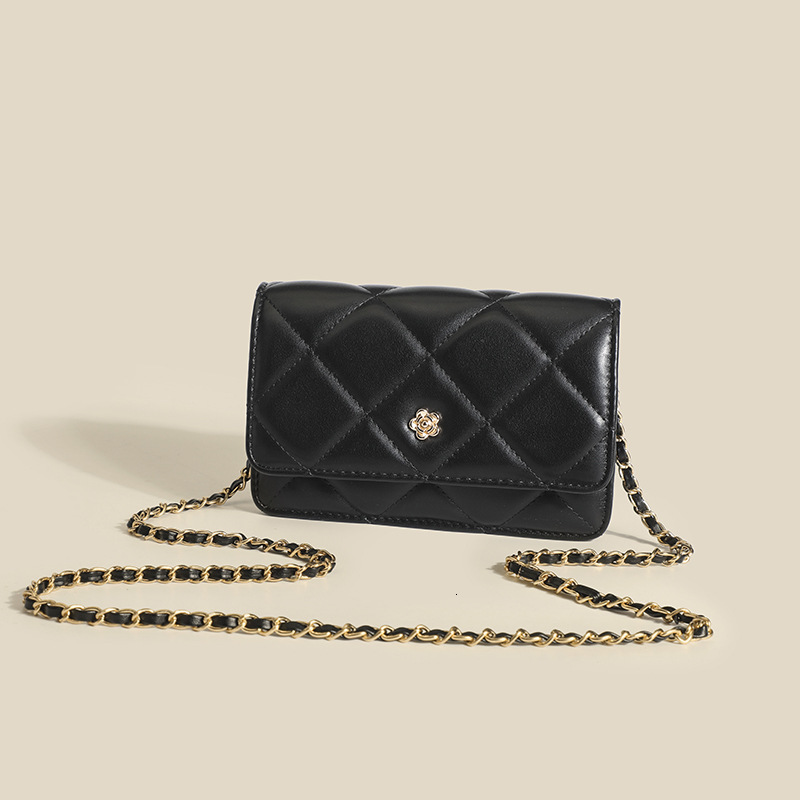 Luxury Brand Designer Bag Camellia Small Fragrance Style Quilted Chain Bag For Women 2025 New Niche High-End Exquisite