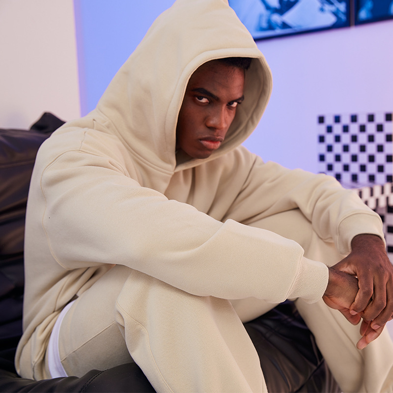 In Stock Heavyweight Oversize Men's Sweatshirt European And American Trendy Brand Designer Hoodie Jacket Tracksuit Men Polo Veste Coat Casual Hoo