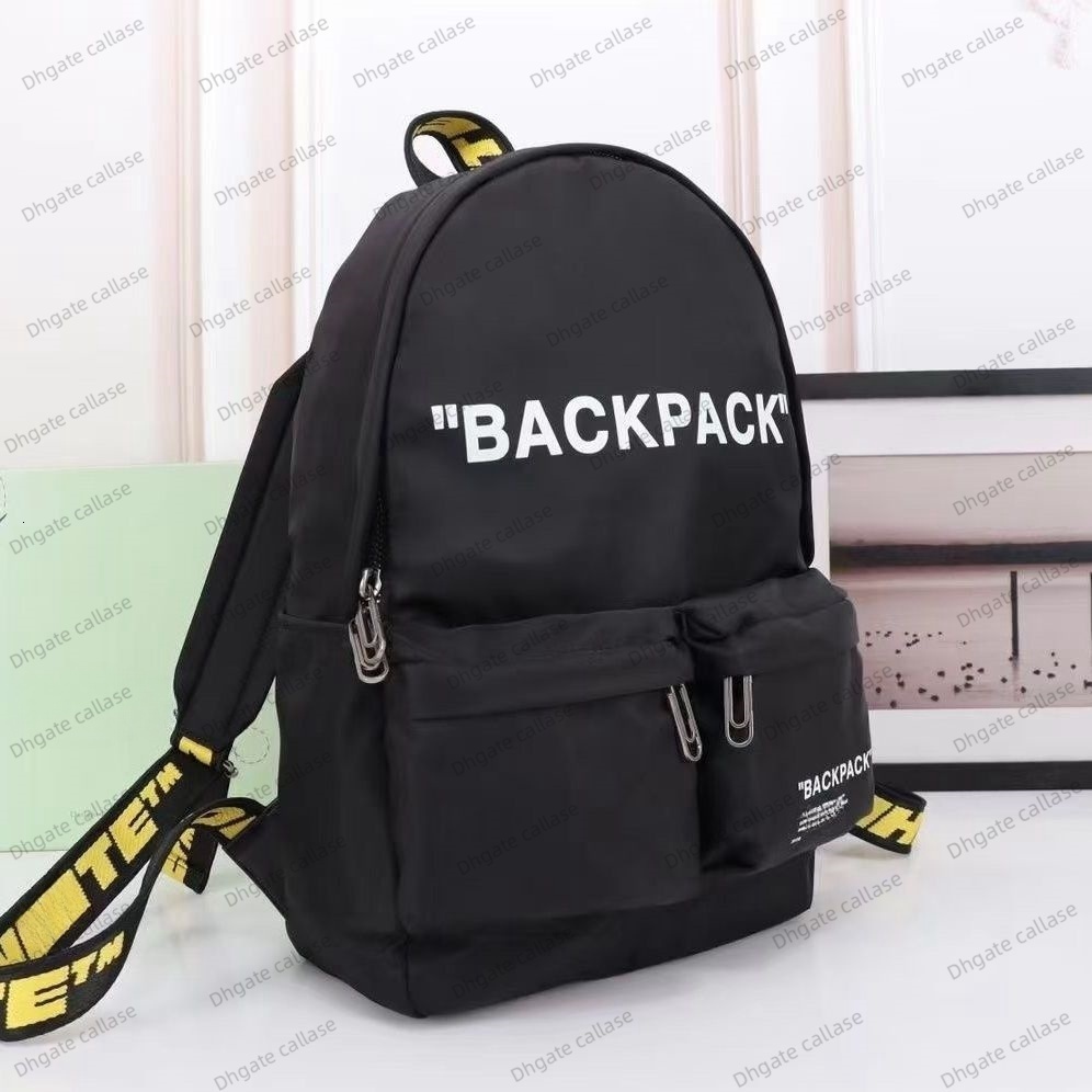 10A Designer backpack Men Waist Bag OffBrand white Embroidered Strap handbags OW women Casual Streetwear Letter Sport Bags Fashion Single Shoulder Crossbody Bag
