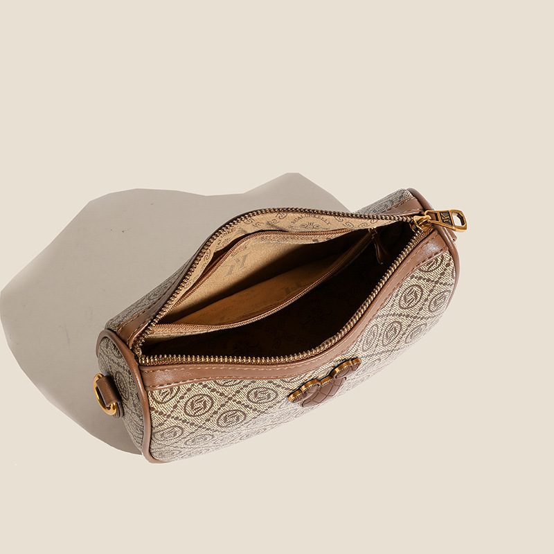 Luxury Brand Designer Bag High-End Printed Bag For Women Summer 2024 New Fashion Versatile Wide Shoulder Strap Ladies Single Shoulder Crossbody Bag