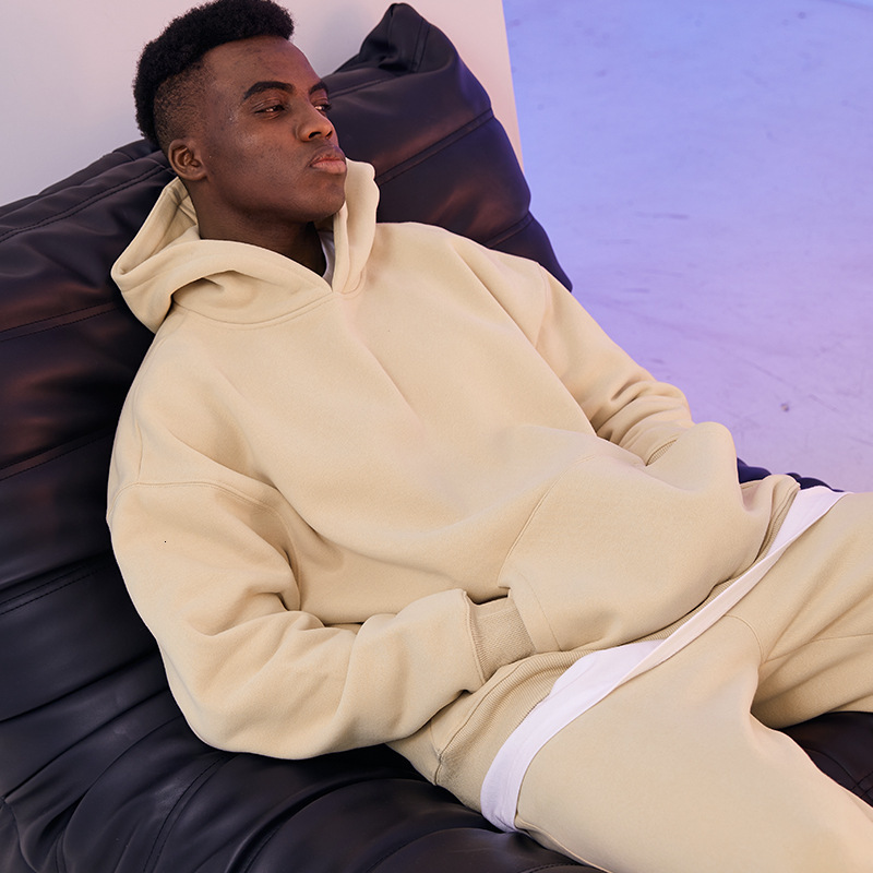 In Stock Heavyweight Oversize Men's Sweatshirt European And American Trendy Brand Designer Hoodie Jacket Tracksuit Men Polo Veste Coat Casual Hoo