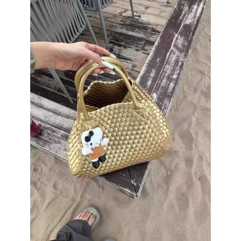 Luxury Brand Designer Bag Forest Style Woven Tote Bag 2025 New Fashion Versatile Travel Bag Large Capacity Commuter Handbag Shoulder Bag