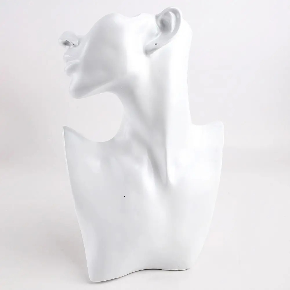 Resin Mannequin Jewelry Display Stand Head Bust Portrait Side Face Mannequin Jewellery Storage Rack Holder Unique 251016