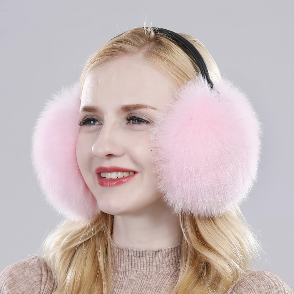 Fox Raccoon Fur Hang Ear Cover Warm Winter Earmuffs Headwear Ear Muffs Earmuffs Cold Ear Warmer Ear Protection Headband 251014