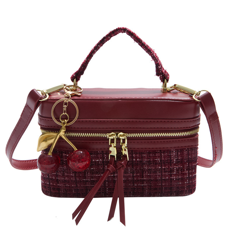 Luxury Brand Designer Bag Style Handbag For Women 2025 New Korean Version Elegant Box Bag High-End Feel Single Shoulder Crossbody Bag