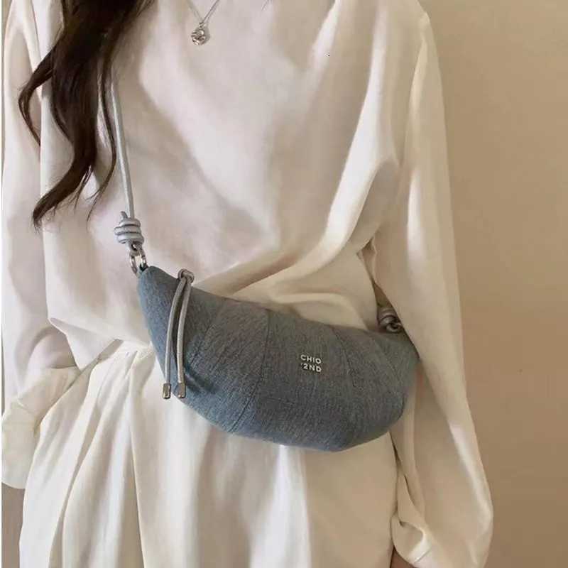 JIAERDI Retro Denim Hobos Bags Purse Women Hot Girls Chain Chic Light Blue Messenger Bag Female Harajuku Aesthetic Crossbody Bag Z251018