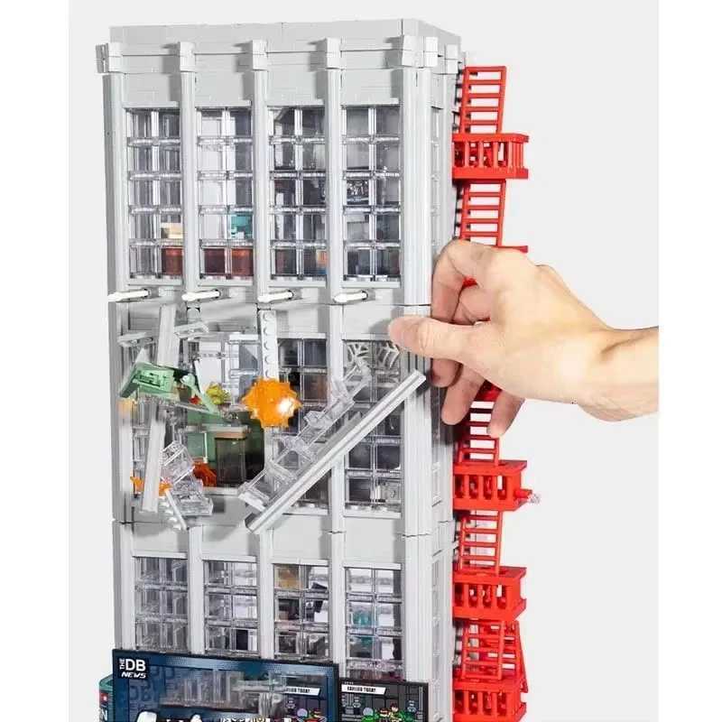 3772pcs Urban Architecture series toys 76178 Bugle Daily News Building Difficult model Building blocks boy birthday Gift Z251018