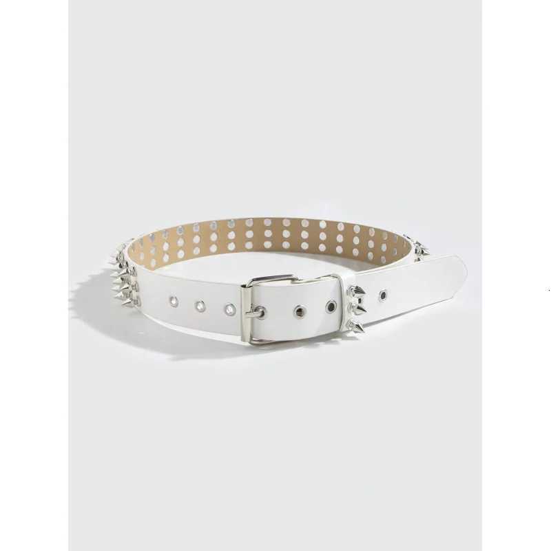 1pc Womens Cool Punk Style Rivets Decorated Heavy Metal Dark Belt W251018