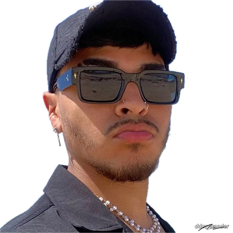 Oversized Square Glasses Retro Steampunk Sunglasses With Side Shields, Extra Large Gothic Goggles, Futuristic Designer Style Ddmywonder