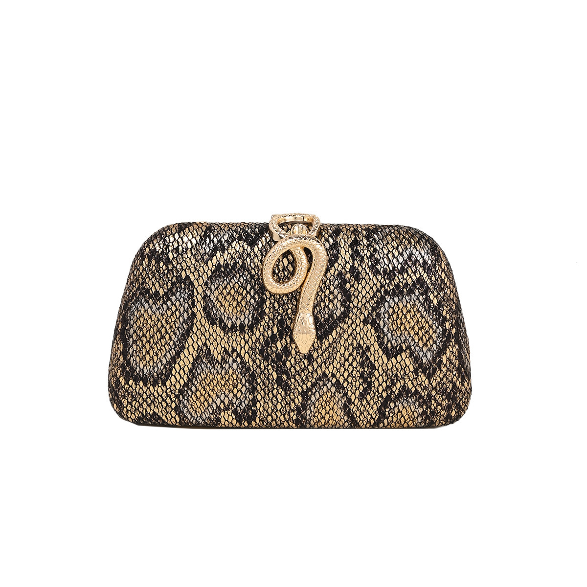 Luxury Brand Designer Bag New Hot-Selling Snake Pattern Clutch Bag For Dresses, Qipao, Evening Wear, Single Shoulder Crossbody Chain Banquet Bag For W