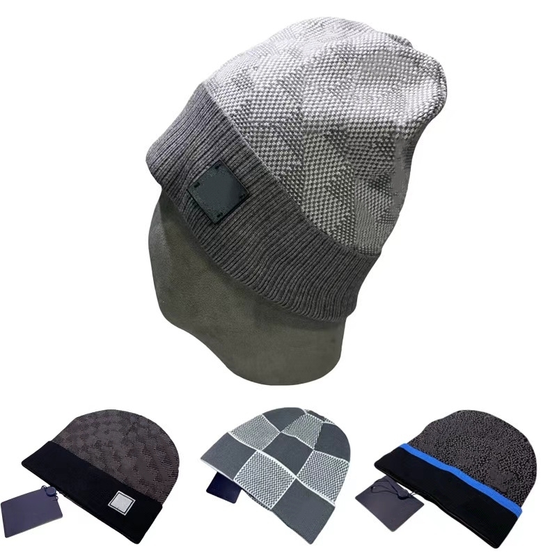 Winter beanie designer fashion bonnet luxe knitted dressy caps autumn hats for mens skull outdoor womens hat cappelli travel skiing wholesale price Knitted hat hot