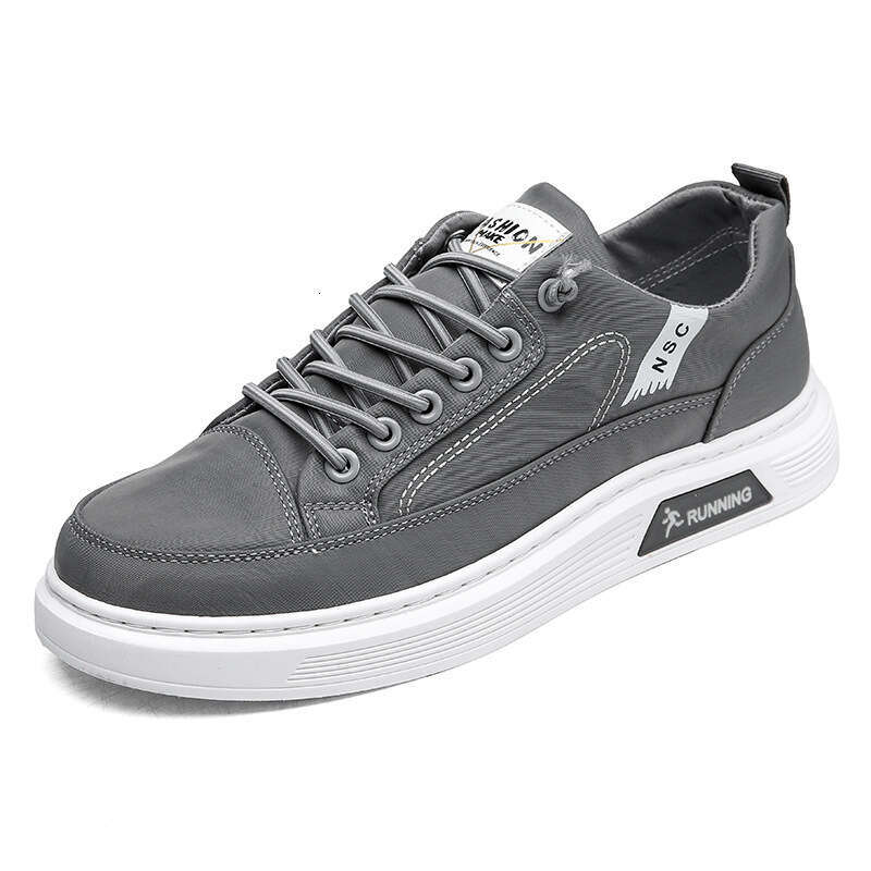 2024 Autumn New Breathable Ice Silk Umbrella Fabric Men's Shoes new Trendy Versatile Slip-On Low-Top Sneakers