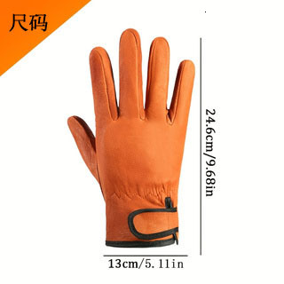 Men's Labor Protection Gloves, Fingered, Made of Sheepskin, Durable, High Temperature Resistant