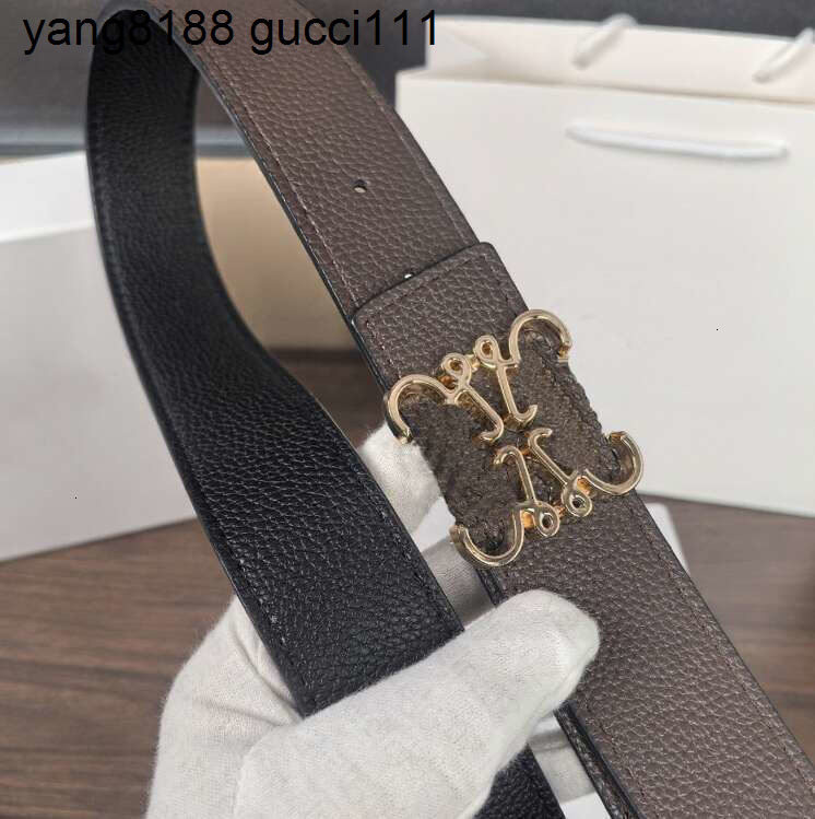 Womens Designer Genuine Leather Belts Women Men Width 23cm Letter Needle Buckle Ladies Waistband Black Waist Girdle 100110cm Length for Lady good loewebelts JQ XWMW
