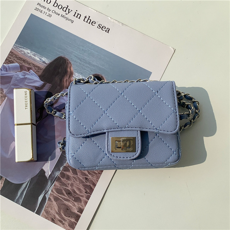 Luxury Brand Designer Bag Spring Small Style Quilted Chain Bag For Women Fashionable Coin Purse Lipstick Mini Bag Flap Crossbody Bag For Women Quilted