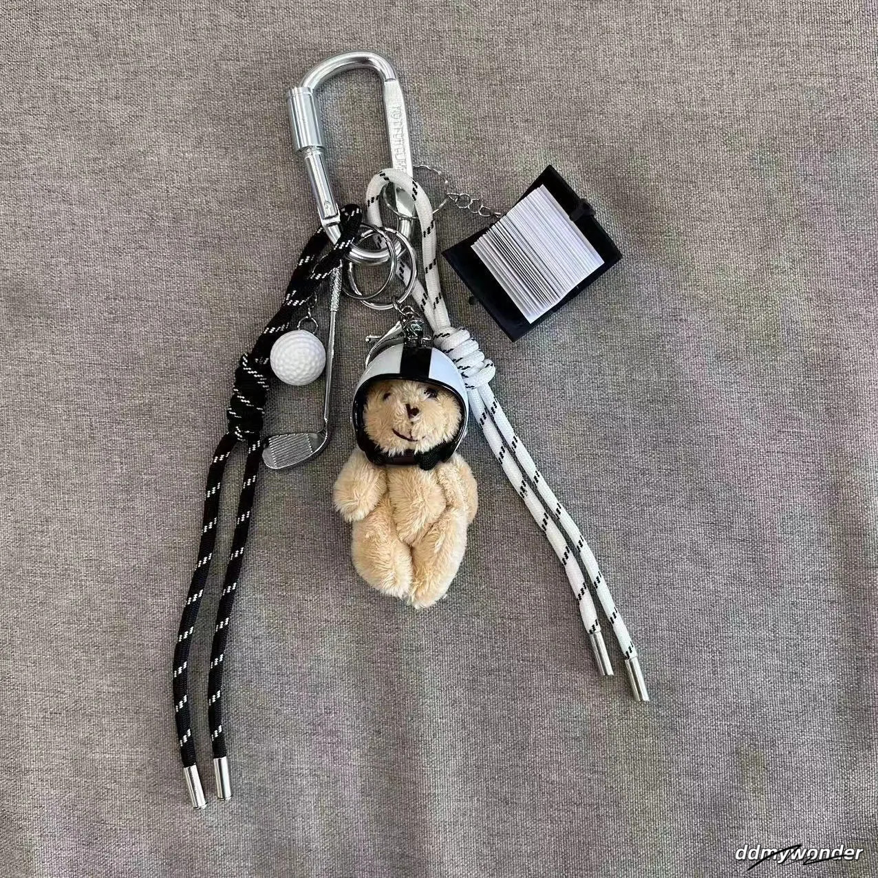 Dachshund Plush Charm - Designer Style Bag Accessory, Keychain, Car Lanyard, Baseball Decoration Ddmywonder