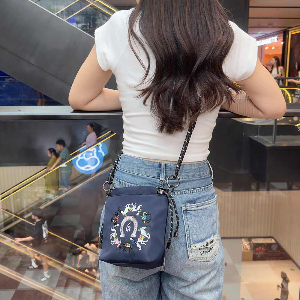 Designer style embroidered women's crossbody bag cartoon bag cute multifunctional portable women's fashionable crossbody bag