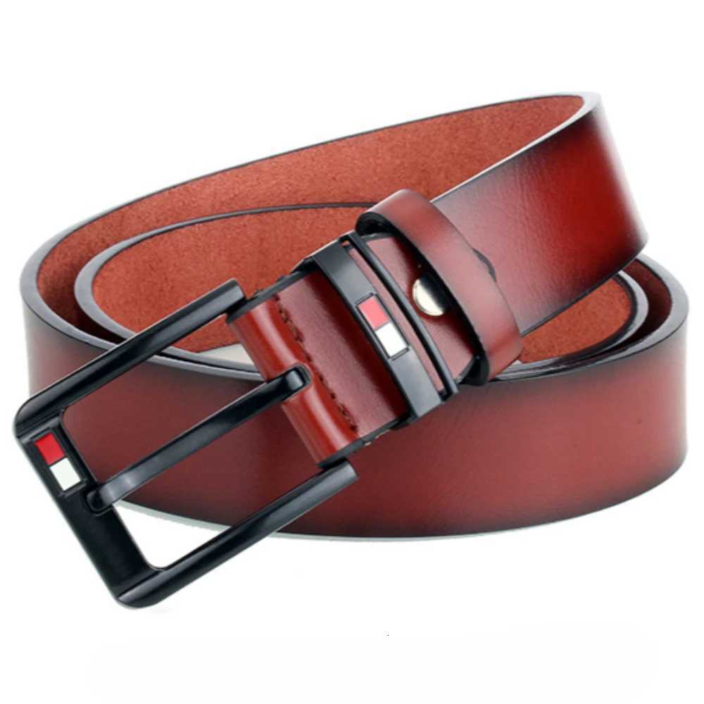 Fashion New PU Leather Mens Belt High Quality Metal Alloy Pin Buckle Adult Luxury Brand Jeans Business Casual Belt W251018