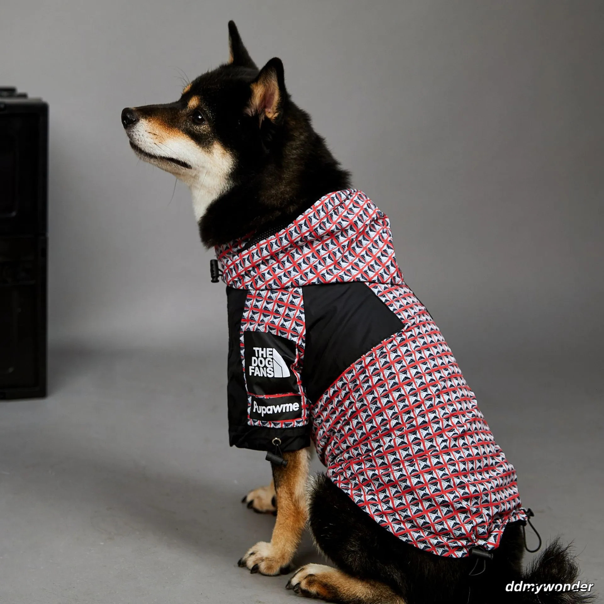 Coat Waterproof Dog Warm Autumn Winter Jacket Windproof Puppy Coats With Adjustable Hood, Leash Hole, Pet Outdoor Clothes For Small Medium Large Dogs 