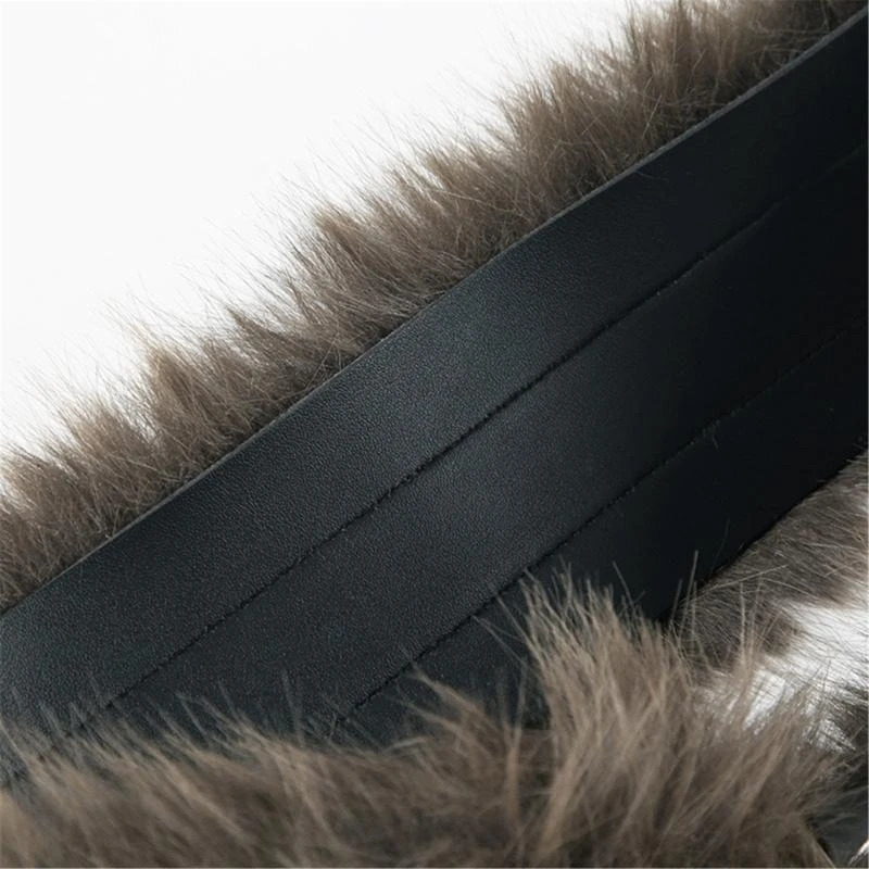 Plush Leather Patchwork Waist Belt Unique Styles Waistband Versatiles Wear Womens Fashion Accessory 251016