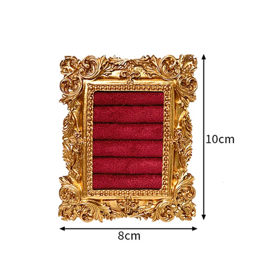 Jewelry Display Stand Vintage Po Frame Ring Tray Jewelry Store Storage Booth Display Pography Display Item Prop 251016