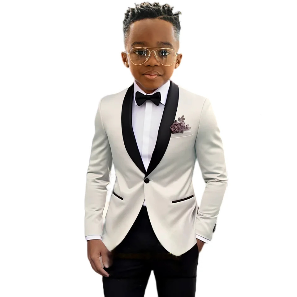 Suit For Boy Blazer Pant Sets 2 Piece Child Slim Fit Wedding Suit Set Formal Wear Birthday Stage Performance Costumes 216 Years 251017