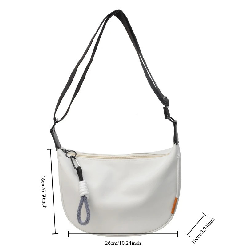 Fashion Crossbody Bag Simple Wide Shoulder Strap Single Shoulder Bag Original Style Commuting Dumpling Women Bag 251014