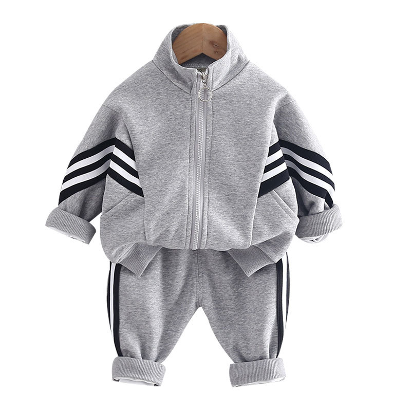 Children's sports two-piece set, handsome boys' baby clothes, stylish children's spring and autumn style children's clothing, boys