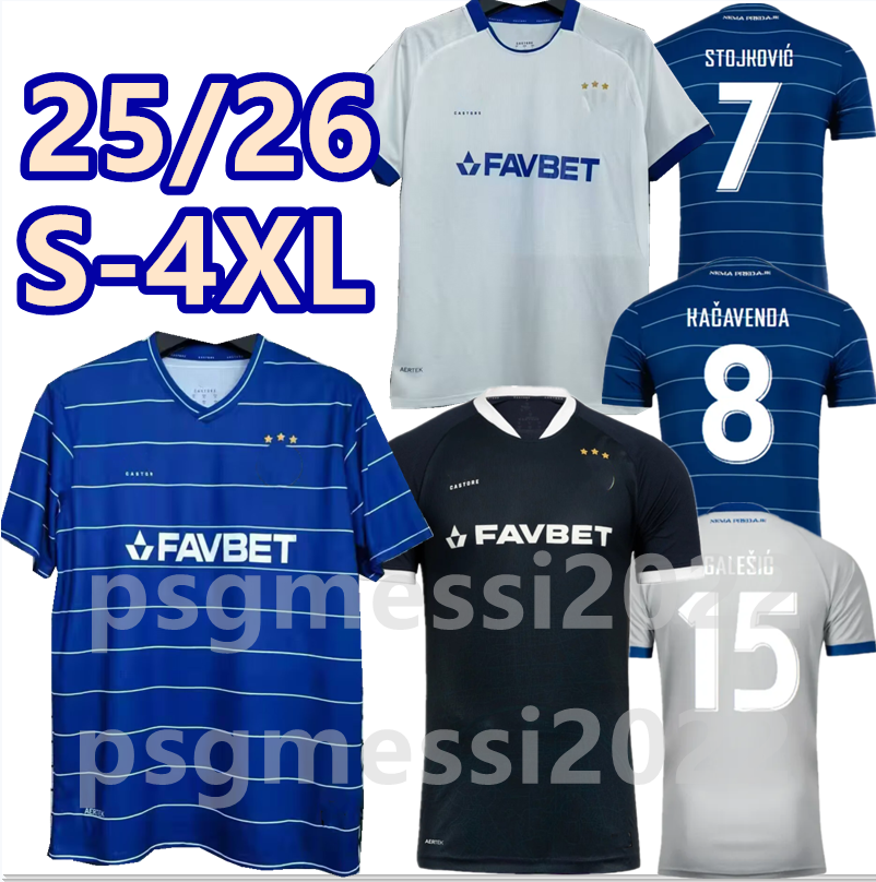 25 26 GNK Dinamo Zagreb Soccer Jerseys Home and Away HOXHA PJACA GABRIEL TORRENTE NEVISTIC BULAT Kulenovic TORRENTE uniform men's and women's children's set football