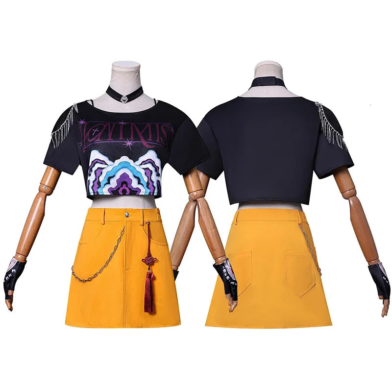 2026 KPop Mira Cosplay Costume Wig Women Girls Halloween Carnival Comiccon Party Role Playing Outfits 251017