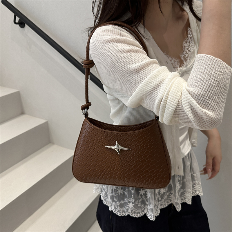 Luxury Brand Designer Bag Minimalist Solid Color Bag For Women, Versatile Crossbody Bag With Faux Embroidery, Fashionable Korean Style Casual Crossbod