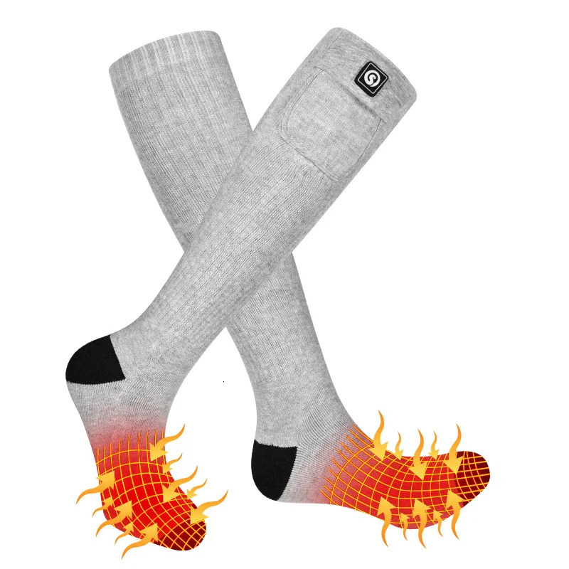 Savior Rechargeable battery Heating Socks for Women Men Electric Heat Stocking Winter Sports Socks Nonslip Snowboard Heated Sock 251009