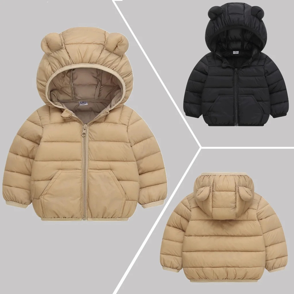 Children Down Coat Boys Warm Jacket Winter Girls Hooded Outerwear Kids Casual Cotton Clothes Autumn Baby Fashion Parkas 251017