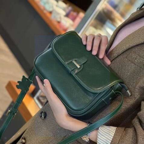 Genuine Leather for Women 2025 New Fashion Designer Bags High-end Small Square Commuter Shoulder Casual Women's Crossbody Bag
