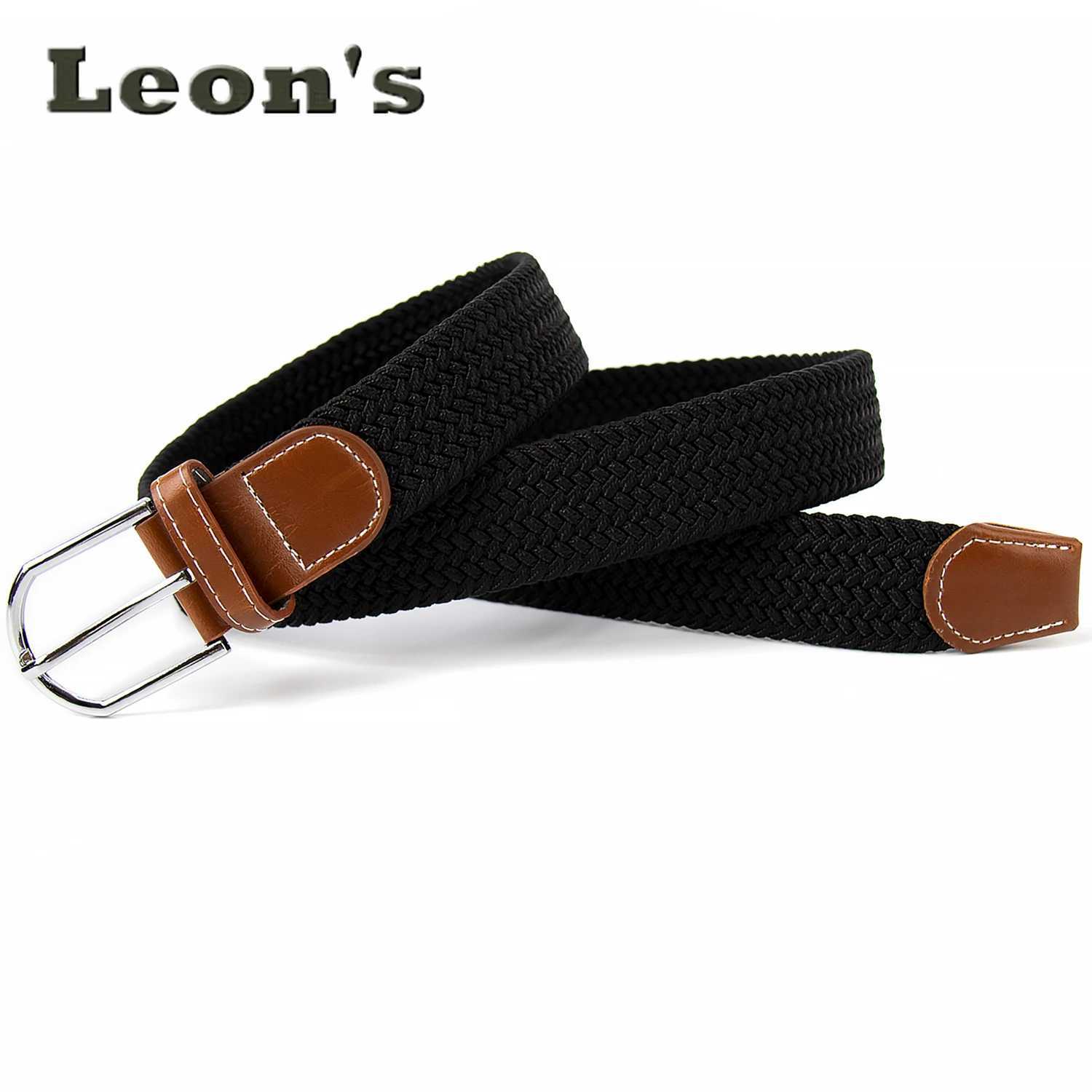 Unisex Elastic Canvas Belt No Punching Adjustable Stretch Waistband Alloy Buckle Casual Youth Outdoor Belt for Men Women W251018