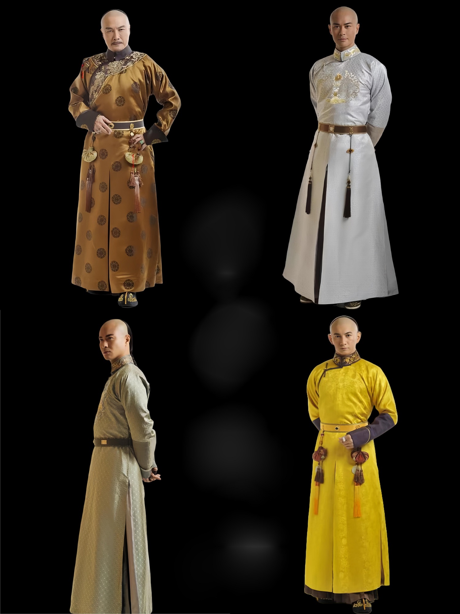 Forbidden City Qing Dynasty AgeBeile Prince Costume Manchu Emperor Robe Photo Studio Royal Family Gown in OrientTown FE044