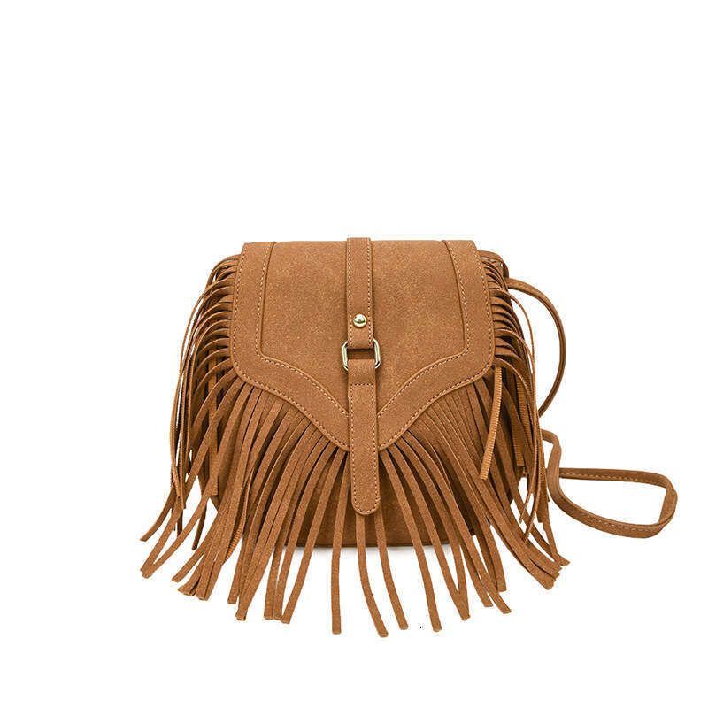 Designer Bag Luxury Bag New Niche Design Shoulder Bag Tassel Bohemian Style Crossbody Fashion Matte Shoulder
