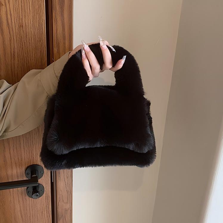 Free shipping Design Package fashionable Cute girl plush handbag womens autumn winter new shoulder bag trend sweet crossbody bag