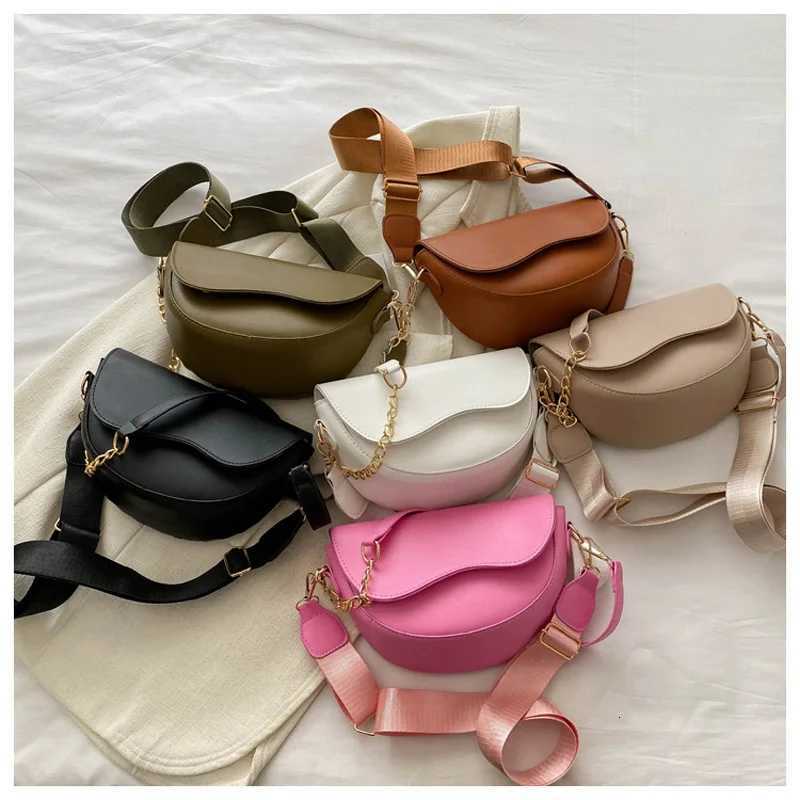 Fashion Double Straps Shoulder Bag Casual Solid PU Leather Versatile Crossbody Bags For Women Festival Gift Z251018