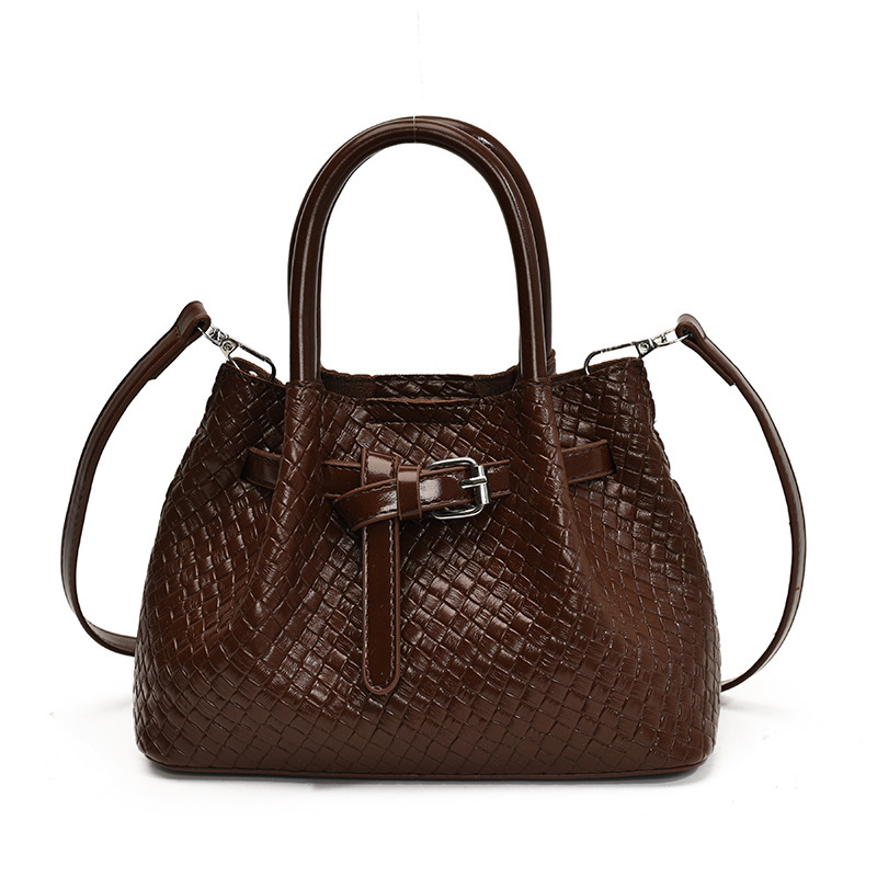 Luxury Brand Designer Bag High-End Woven Pattern Handbag For Women, Niche Design Small Tote Bag, 2025 New Fashion Versatile Shoulder Crossbody Bag