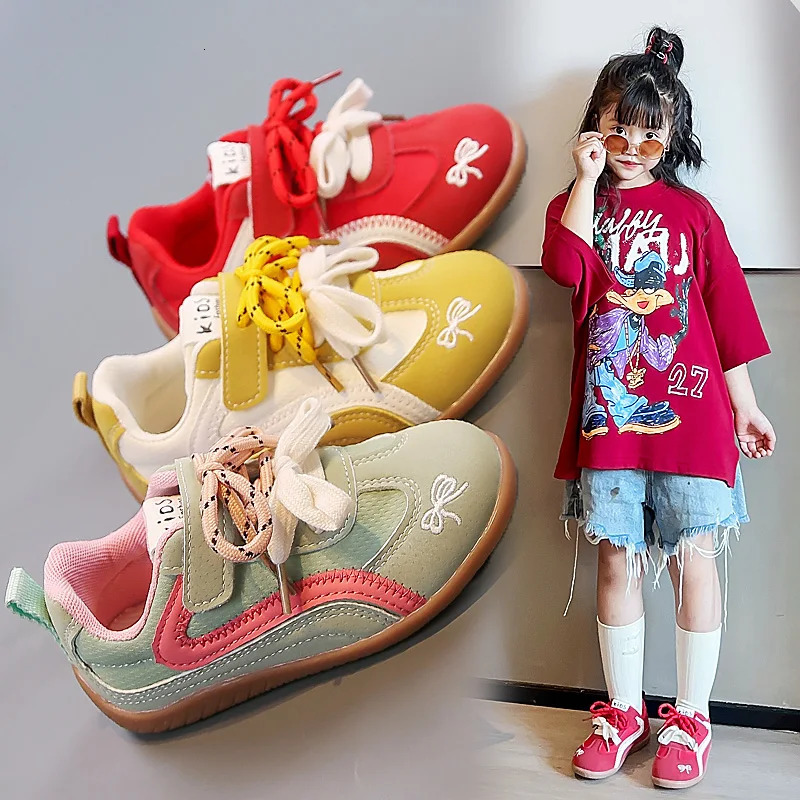 Latest Fashion Girls Shoes Height Increasing Autumn Sneakers Retro Style Shoes for Boys and Girls Kids Shoes 251014