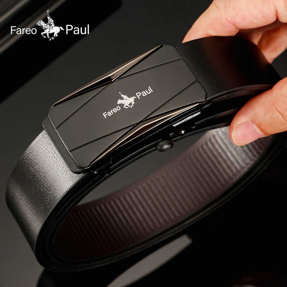 Fashionable mens HighQuality leather Belt with Automatic Buckle Suitable for Young and MiddleAged Gentlemen W251018