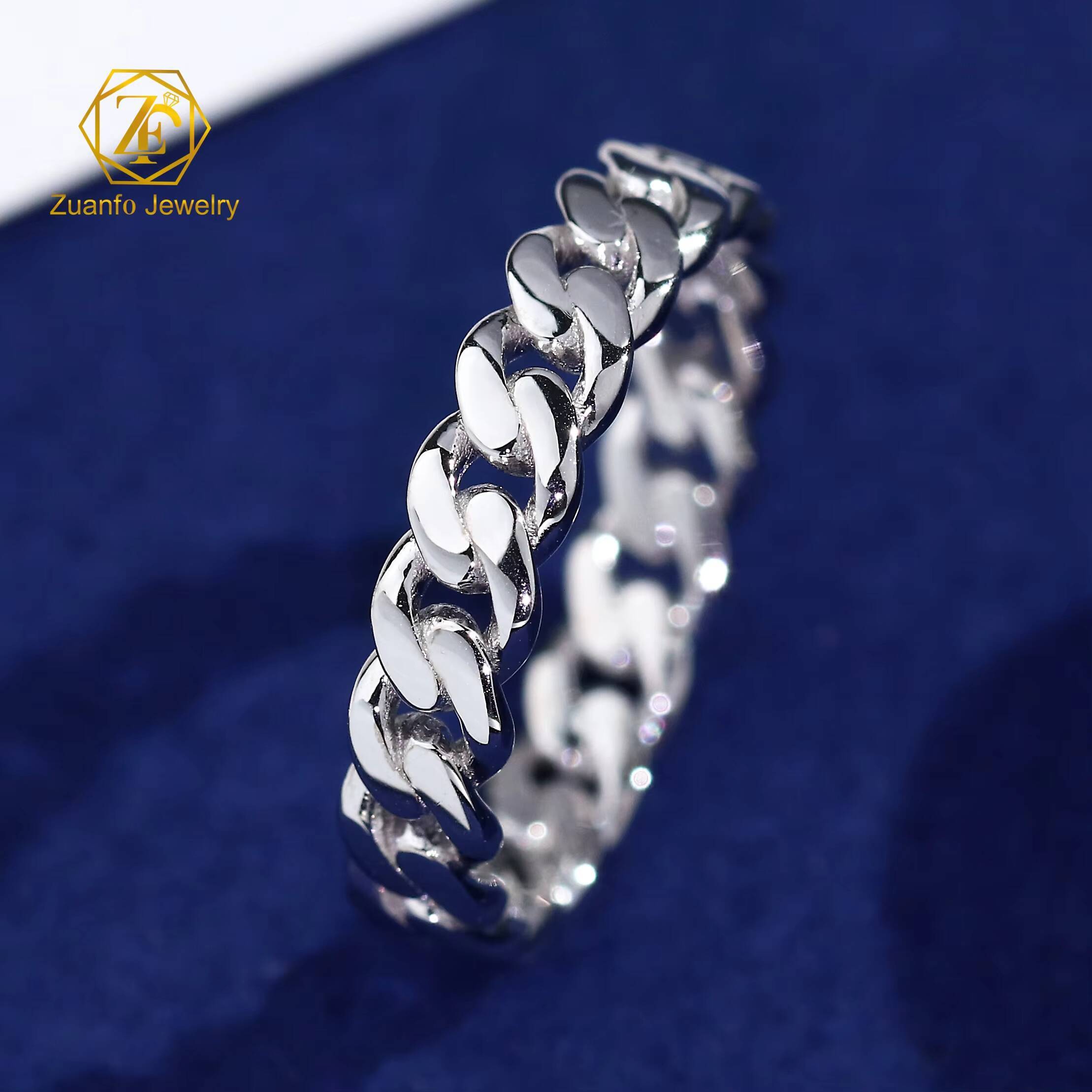 Custom Women Eternity 925 Sterling Silver Ring GRA Certificate Round D Vvs1 Princess Emerald Cut Moissanite Hiphop Tennis Ring