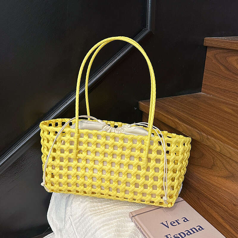 Designer Bag Luxury Bag Summer Super Hot PVC Woven For Women 2025 Shoulder Bag New Large Capacity Picnic Lunch Vacation Beach