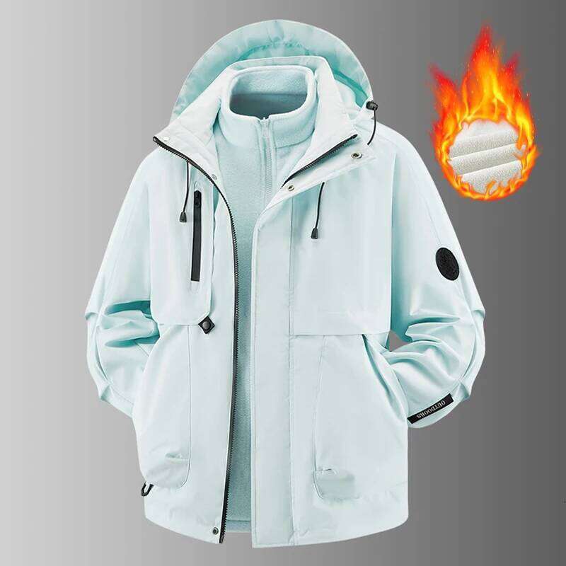 Jacket Men's Autumn And Winter Three-In-One Outdoor Sports Fleece Inner Jacket