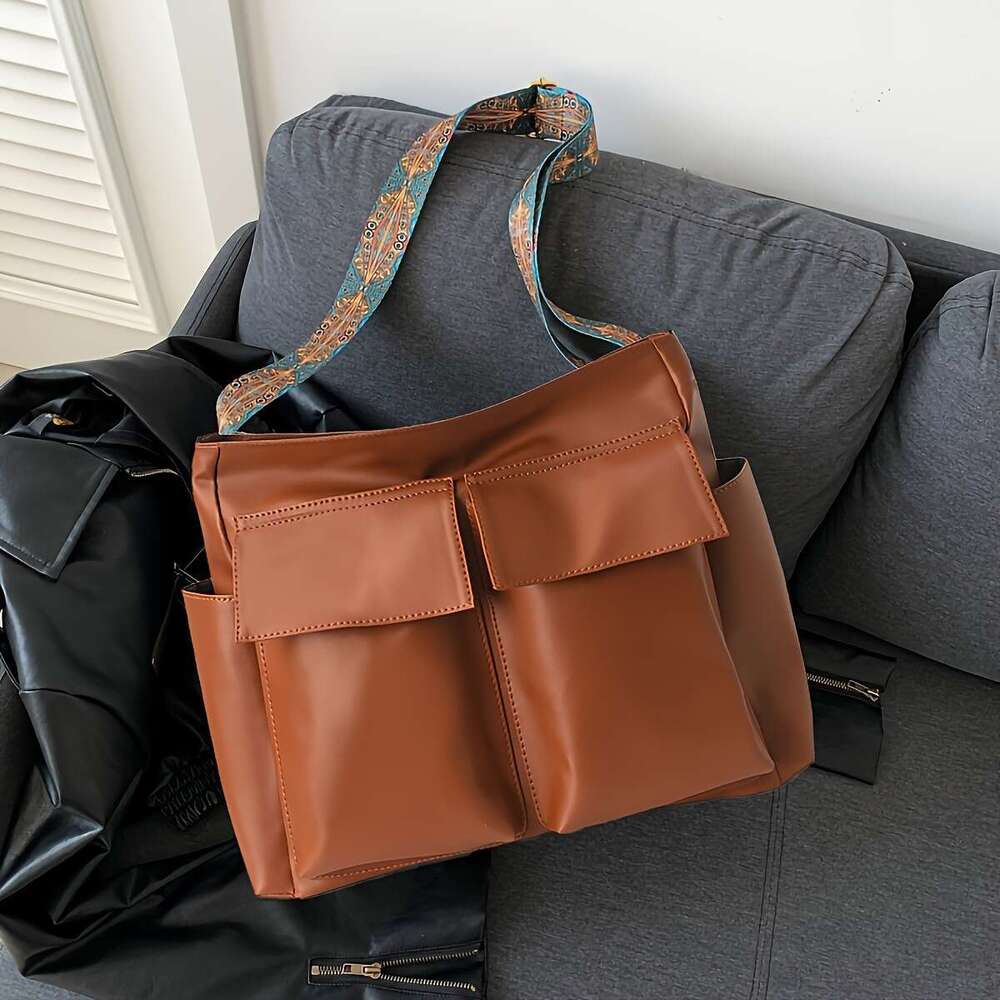 for Women, Designer Bags Artistic Youth Shoulder Ins Style Large Capacity Work Bag, College Student Crossbody Bag